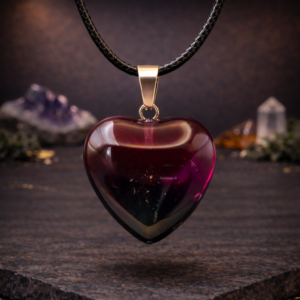 Deep Garnet Purple Crystal Look